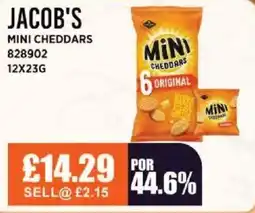 Bestway JACOB'S Mini cheddars offer