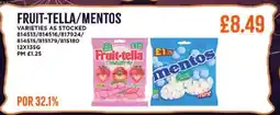 Bestway FRUIT-TELLA/MENTOS offer