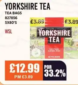 Bestway YORKSHIRE TEA Tea bags offer