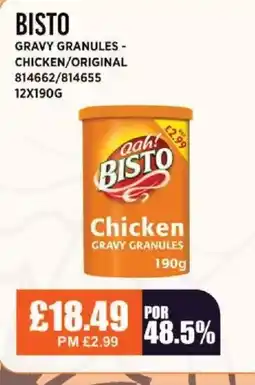 Bestway BISTO Gravy granules offer
