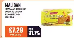 Bestway MALIBAN Hawaian cookies/ custard cream offer