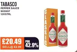 Bestway TABASCO Pepper sauce offer