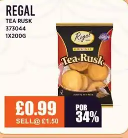 Bestway REGAL Tea rusk offer