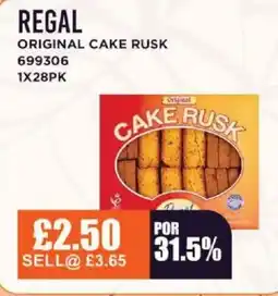 Bestway REGAL Original cake rusk offer