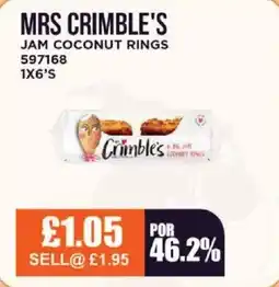 Bestway MRS CRIMBLE'S Jam coconut rings offer