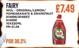 Bestway FAIRY Wul - original/lemon/ pomegranate & grapefruit offer