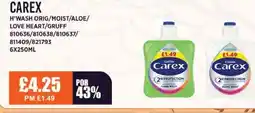 Bestway CAREX H'wash orig/moist/aloe/ offer