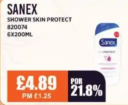 Bestway SANEX Shower skin protect offer