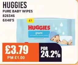 Bestway HUGGIES Pure baby wipes offer
