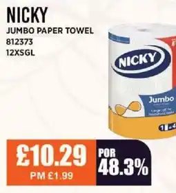 Bestway NICKY Jumbo paper towel offer