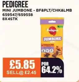 Bestway PEDIGREE Mini jumbone - bf&plt/chk&lmb offer