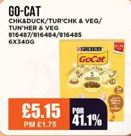 Bestway GO-CAT Chk&duck/tur'chk & veg/ tun'her & veg offer