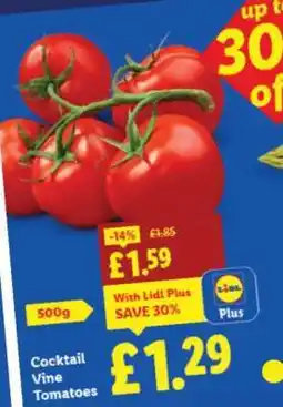Lidl Cocktail Vine Tomatoes offer