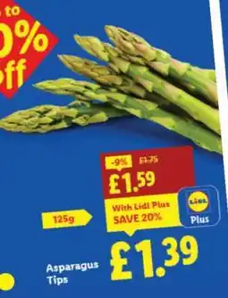 Lidl Asparagus Tips offer