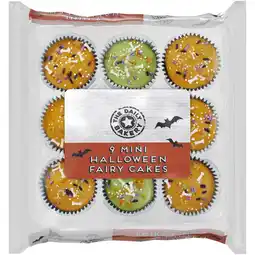 Iceland The Daily Bakery 9 Mini Halloween Fairy Cakes offer
