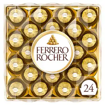 Iceland Ferrero Rocher Milk Chocolate Hazelnut Pralines Gift Box of Chocolates 24 Pieces 300g offer