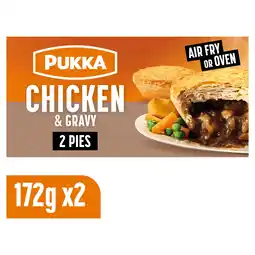 Iceland Pukka 2 Puff Pastry Pies Chicken & Gravy offer