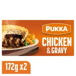 Iceland Pukka 2 Puff Pastry Pies Chicken & Gravy offer