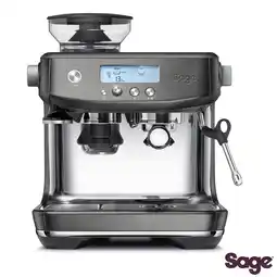 Costco Sage Barista Pro Bean to Cup Coffee Machine in Black Stainless Steel, SES878BST offer