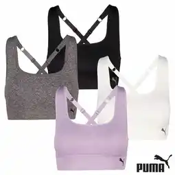 Costco Puma Square Neck Sports Bra 2 Pack offer