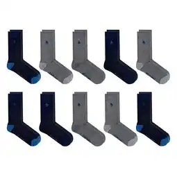Costco Penguin Men's Premium Organic Cotton Socks, 10 Pack offer