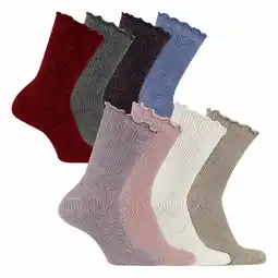 Costco K Bell Ladies Chenille Socks, 4 Pack offer