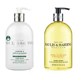 Costco Baylis & Harding Hand Wash in 2 Varieties, 4 x 500ml offer