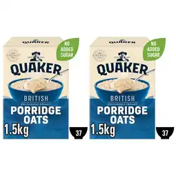 Costco Quaker Rolled Oats, 2 x 1.5kg offer