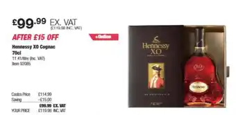 Costco Hennessy XO Cognac 70cl offer