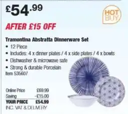 Costco Tramontina Abstratta Dinnerware Set offer