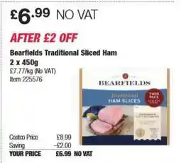 Costco Bearfields Traditional Sliced Ham offer