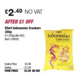 Costco Ellert Indonesian Crackers offer