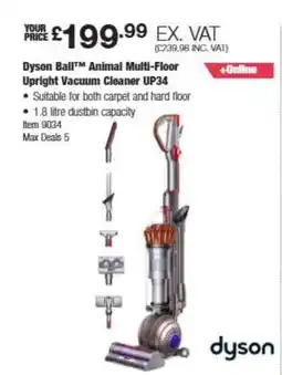 Costco Dyson Ball Animal Multi-Floor Upright Vacuum Cleaner UP34 offer