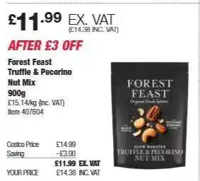 Costco Forest Feast Truffle & Pecorino Nut Mix offer