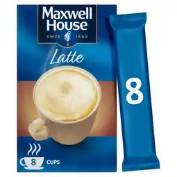 Iceland Maxwell House Latte 8 x 12g (96g) offer
