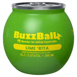 Iceland BuzzBallz Tequila 'Rita Cocktails 200ml offer