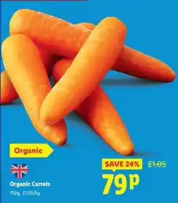 Lidl Organic Carrots offer