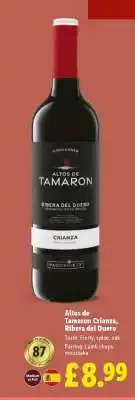 Lidl Altos de Tamaron Crianza, Ribera del Duero offer
