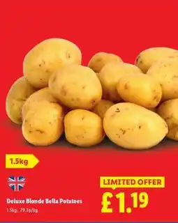 Lidl Deluxe Blonde Bella Potatoes offer