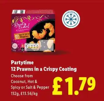 Partytime 12 Prawns in a Crispy Coating