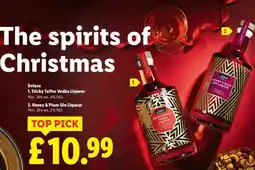 Lidl Sticky Toffee Vodka Liqueur offer