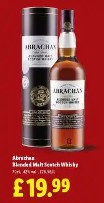 Lidl Abrachan Blended Malt Scotch Whisky offer