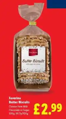 Lidl Favorina Butter Biscuits offer