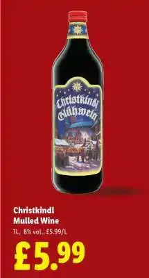 Lidl Christkindl Mulled Wine offer