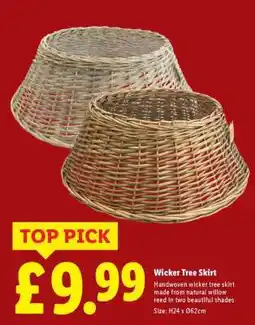 Lidl Wicker Tree Skirt offer