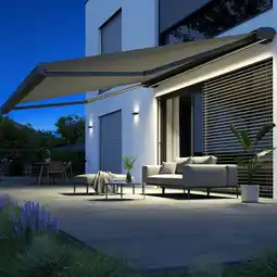 Costco Olympus LED Awnings Athena Outdoor Patio Awning up to 2.5m Projection, Fully Installed offer