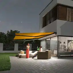 Costco Olympus LED Awnings Athena Outdoor Patio Awning up to 3.5m Projection, Delivery Only offer