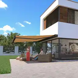 Costco Olympus Awnings Athena Outdoor Patio Awning up to 4m Projection, Delivery Only offer