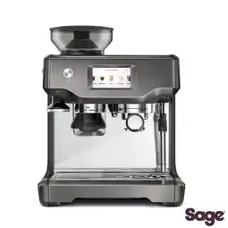 Costco Sage Barista Touch Bean to Cup Coffee Machine in Black Stainless Steel, SES880BST offer