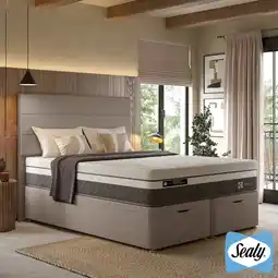 Costco Sealy Full Ottoman Latte Divan Base in 3 Sizes offer